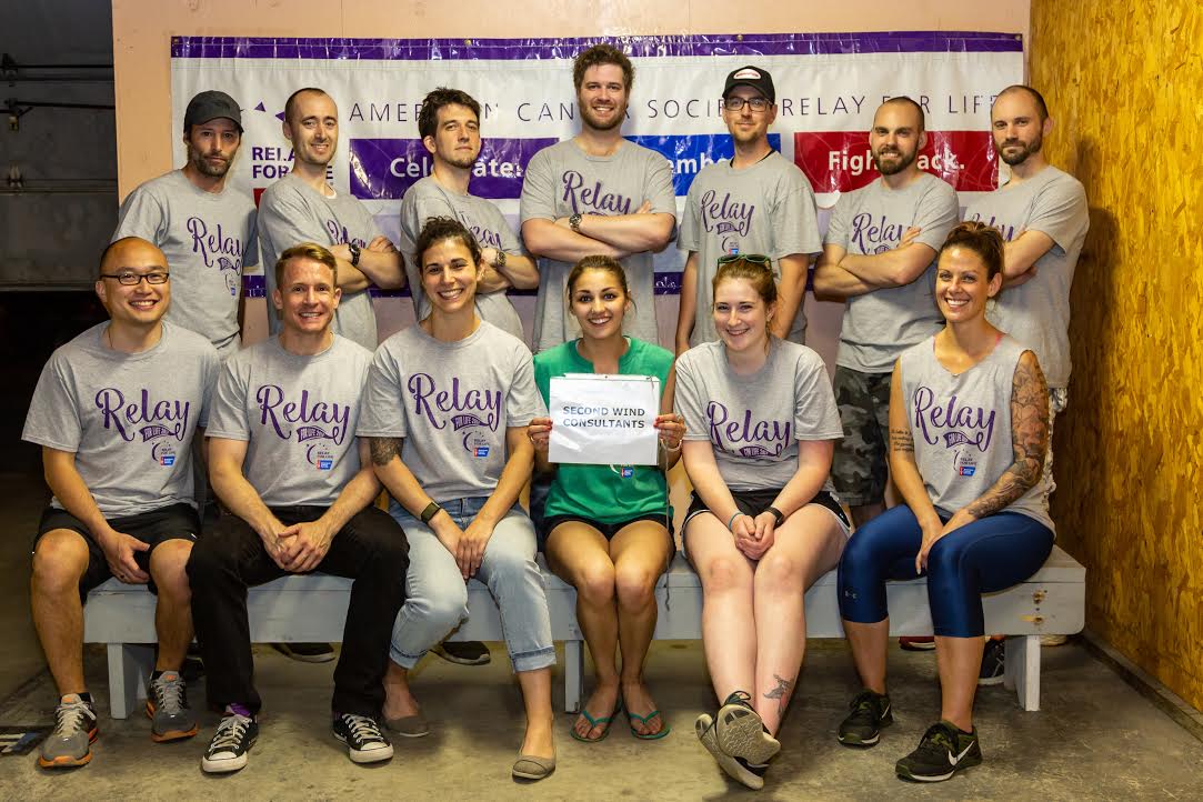 SWC team at a cancer rally