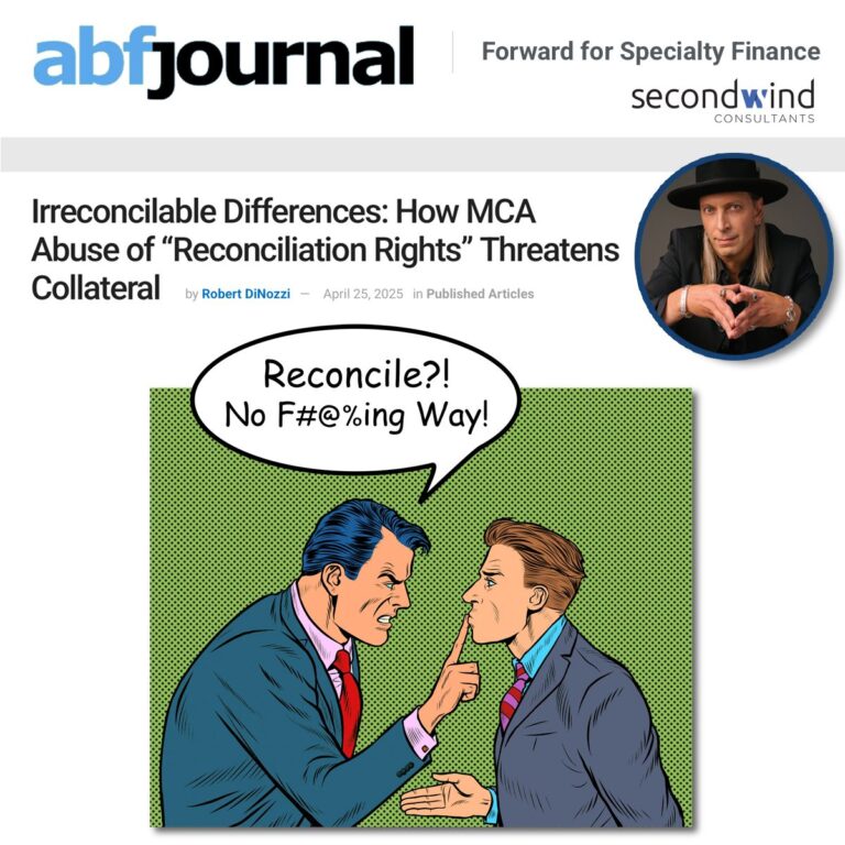 Irreconcilable Differences: How MCA Abuse of “Reconciliation Rights” Threatens Collateral
